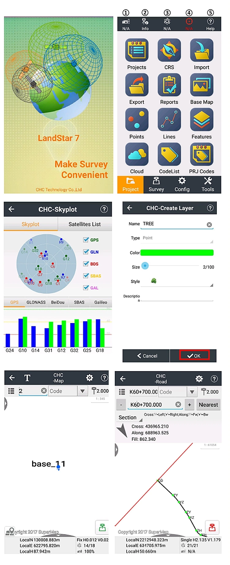 Chc I73/T5 PRO Surveying Equipment High Accuracy Handheld GPS Intelligent Inertial Gnss Receiver